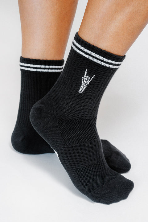 Rock On Knit Ankle Sock by Loindaflow