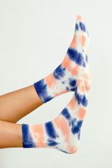 Trippy Tie Dye Ankle Sock