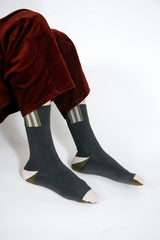 Split Dress Crew Sock