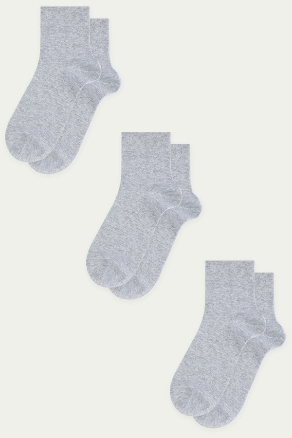 Centre Solids Ankle Sock Pack