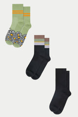 Floral Foot Crew Sock Pack