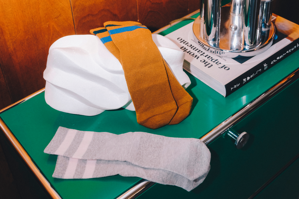 free retro stripe ankle sock with purchase