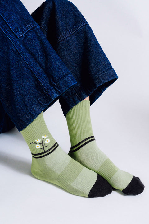 Daisy Crew Sock