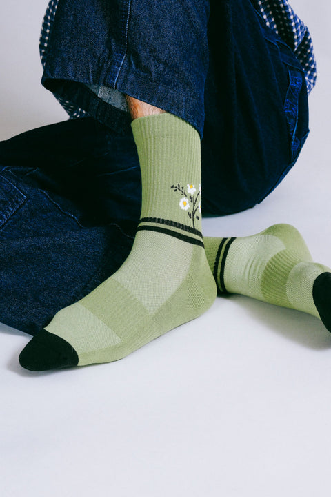 Daisy Crew Sock