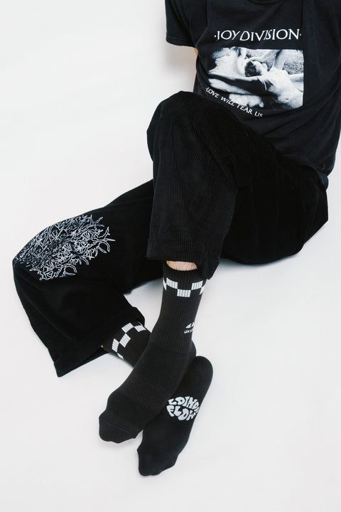 Life Rips Knit Crew Sock by Loindaflow