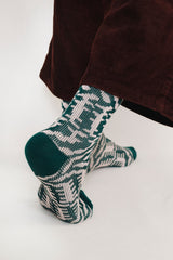 Mixer Knit Dress Crew Sock