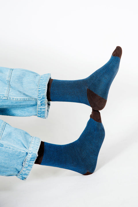 Raye Striped Dress Crew Sock