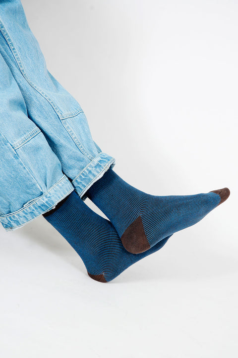 Raye Striped Dress Crew Sock