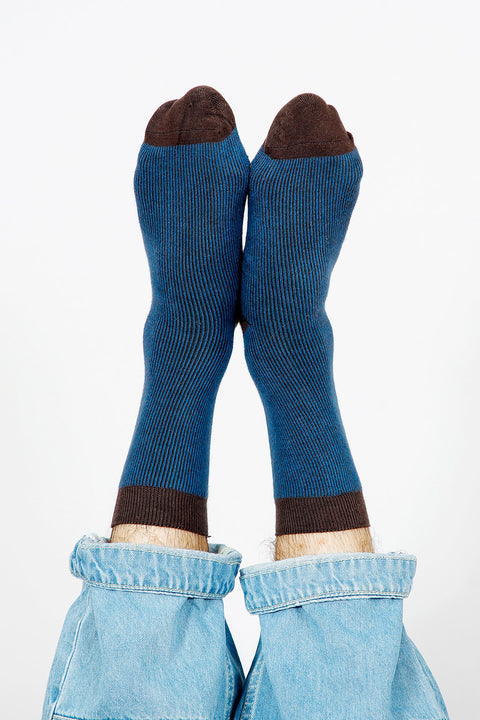 Raye Striped Dress Crew Sock