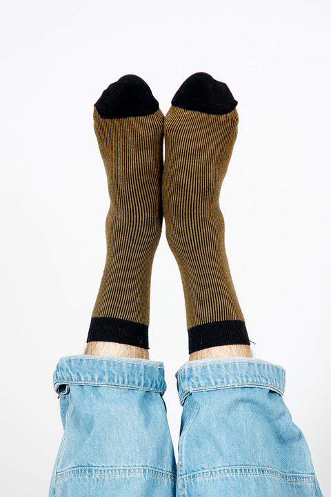 Raye Striped Dress Crew Sock