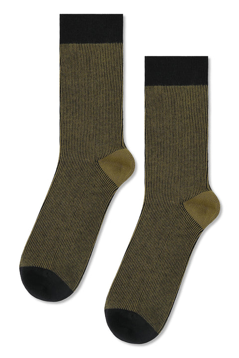 Raye Striped Dress Crew Sock