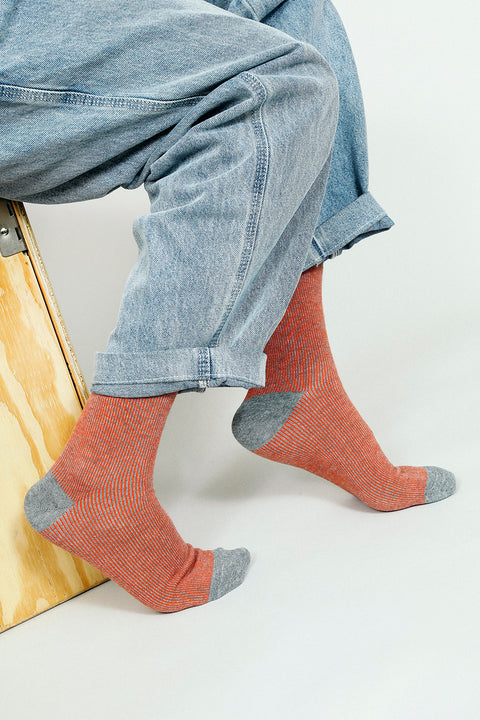Raye Striped Dress Crew Sock