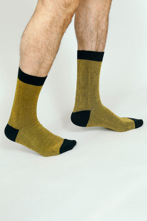 Raye Striped Dress Crew Sock