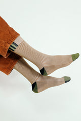 Split Dress Crew Sock