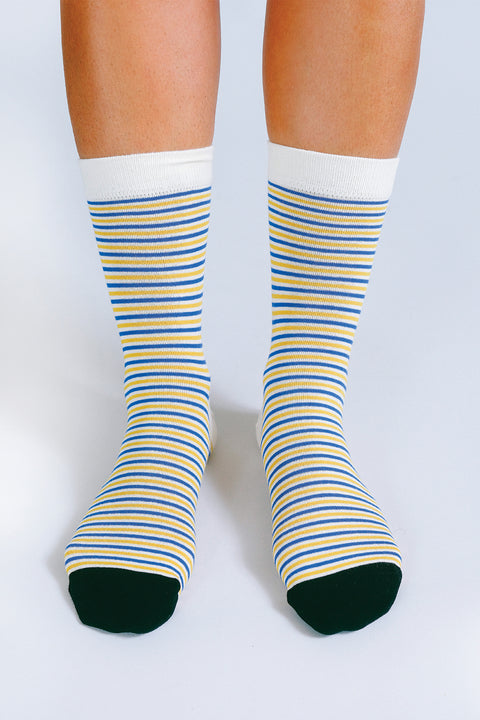 Baba Striped Crew Sock