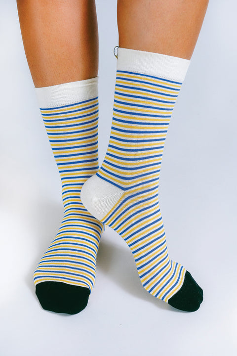 Baba Striped Crew Sock