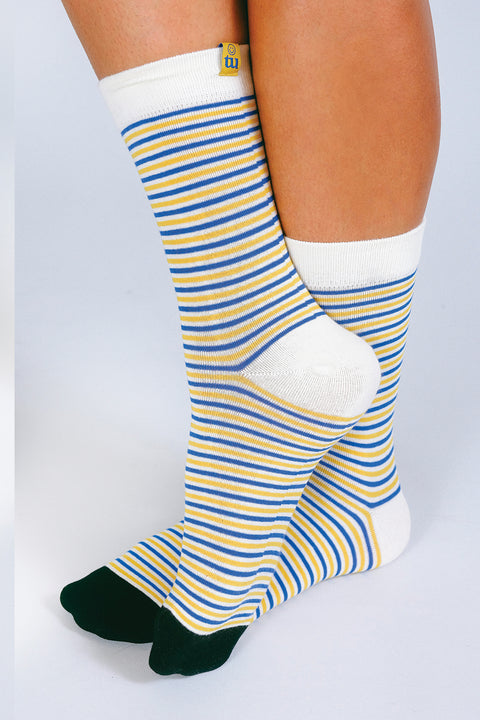 Baba Striped Crew Sock