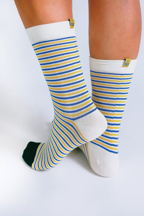 Baba Striped Crew Sock