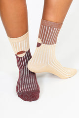 Casey Shimmer Ankle Sock