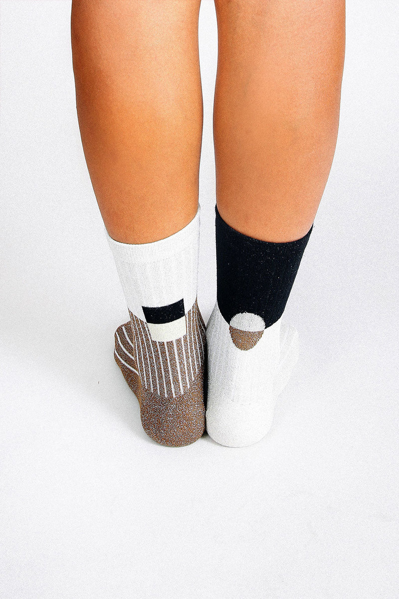 Casey Shimmer Ankle Sock