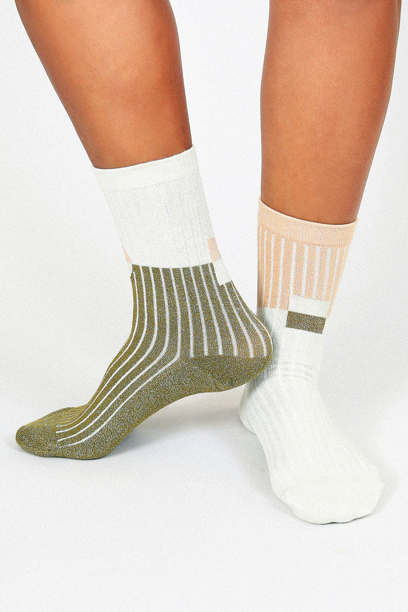 Casey Shimmer Ankle Sock