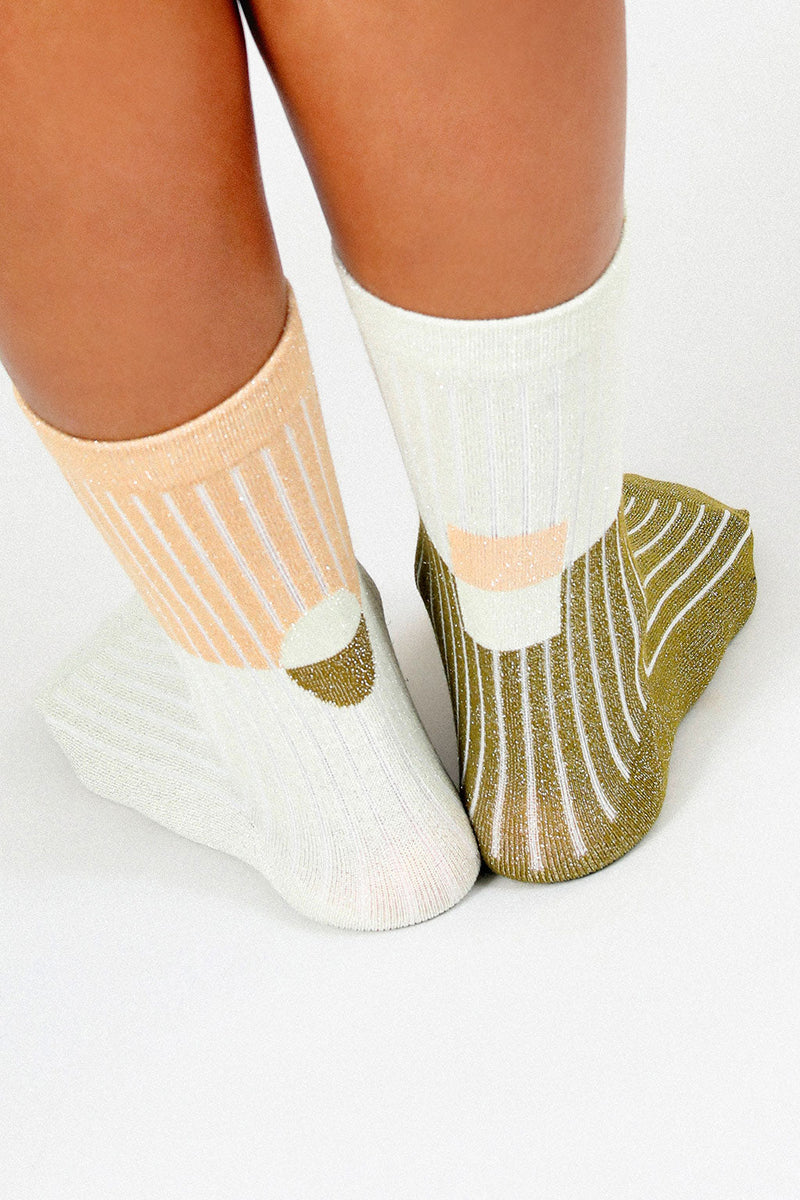 Casey Shimmer Ankle Sock