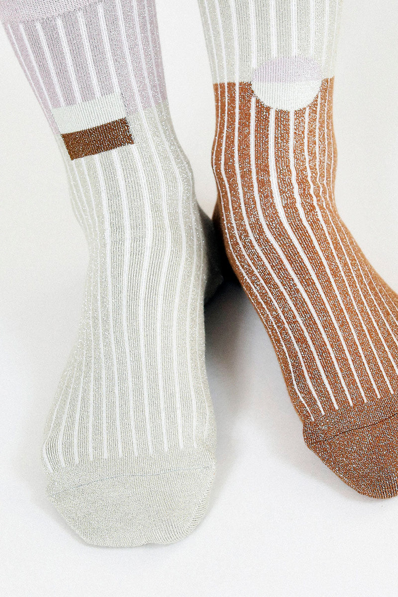 Casey Shimmer Ankle Sock