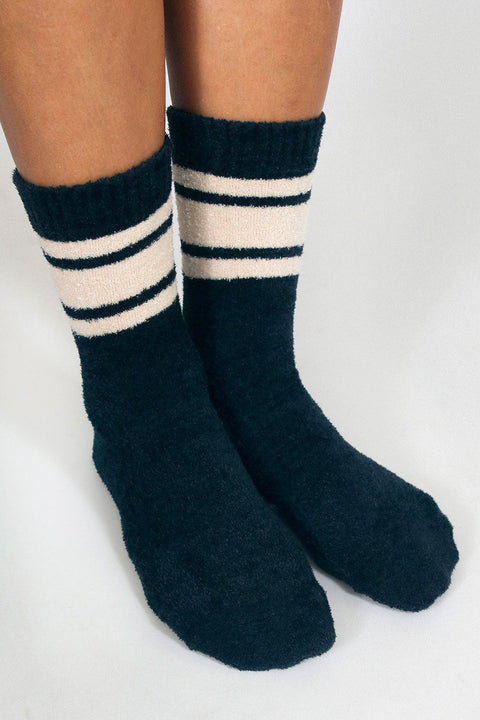 Flour Plush Teddy Ankle Socks
