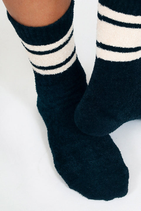 Flour Plush Teddy Ankle Socks