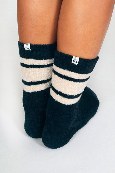 Flour Plush Teddy Ankle Socks