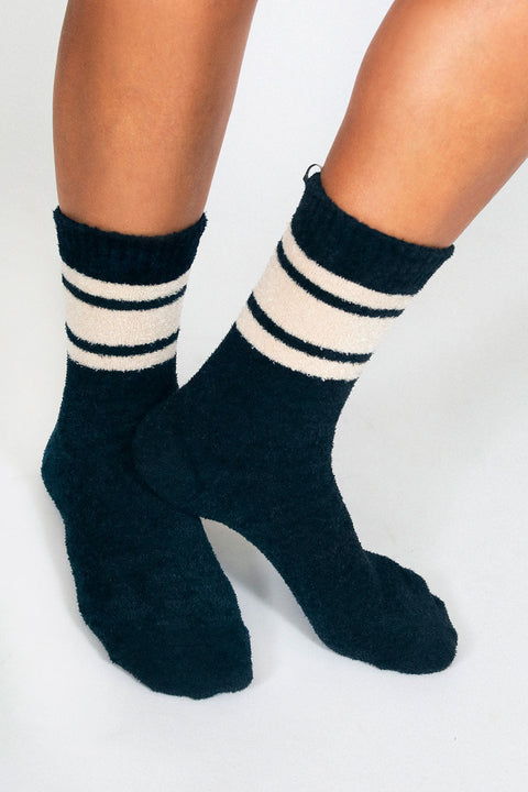 Flour Plush Teddy Ankle Socks