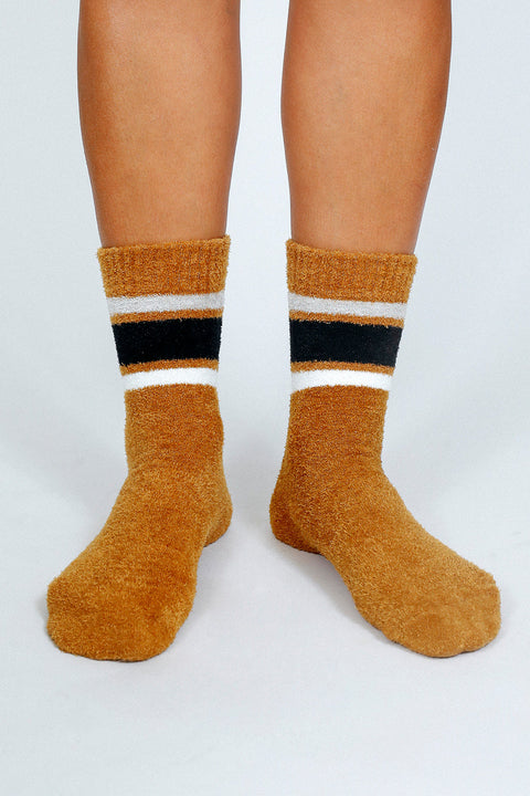 Flour Plush Teddy Ankle Socks