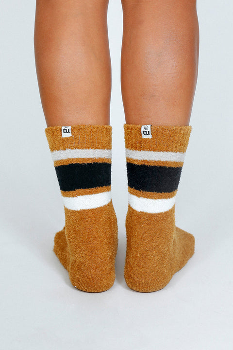 Flour Plush Teddy Ankle Socks