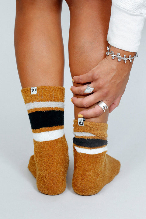 Flour Plush Teddy Ankle Socks