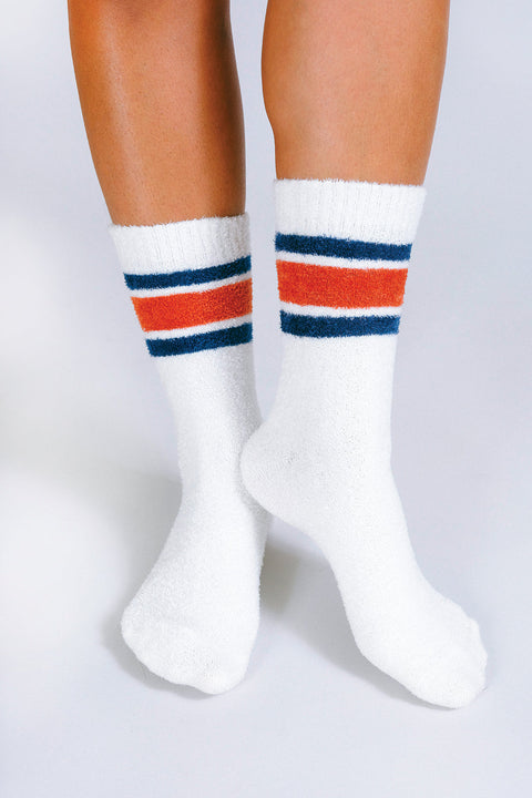 Flour Plush Teddy Ankle Socks