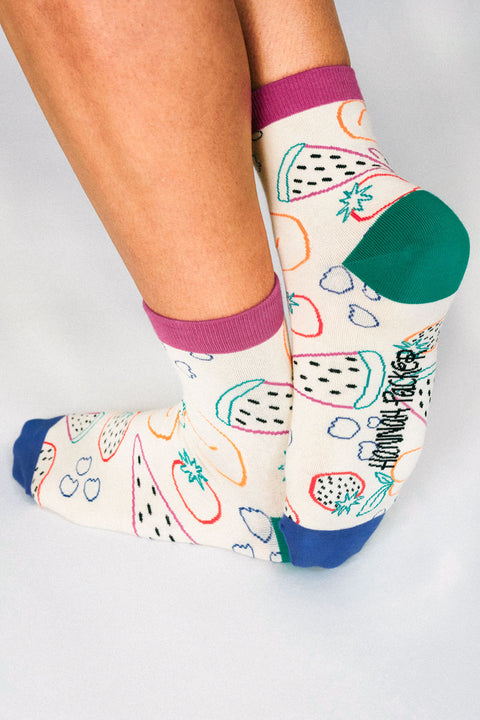 Favorite Fruits Knit Ankle Sock by Hannah Packer