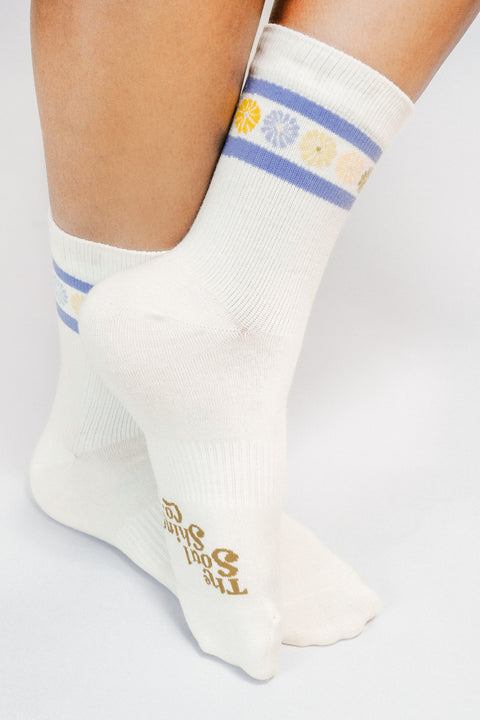 Flower Crown Knit Ankle Sock by The SoulShine Co.