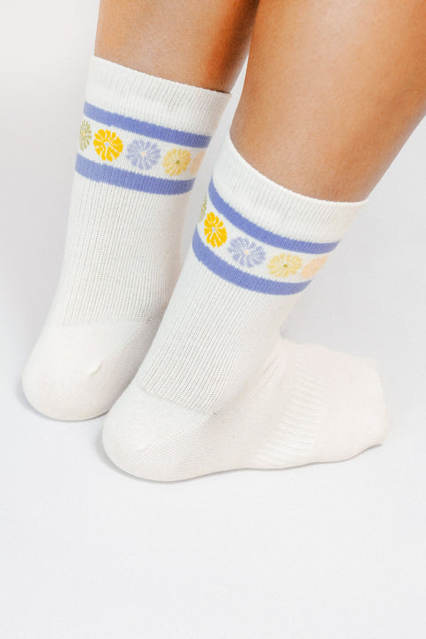 Flower Crown Knit Ankle Sock by The SoulShine Co.