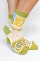 Flowers Knit Ankle Sock by The SoulShine Co.