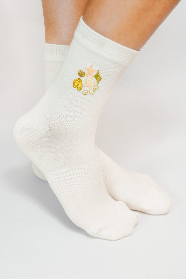 Shell Knit Ankle Sock by The SoulShine Co.