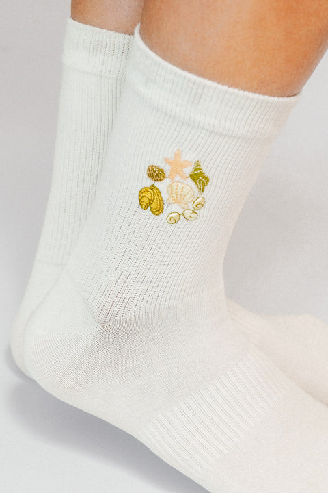 Shell Knit Ankle Sock by The SoulShine Co.