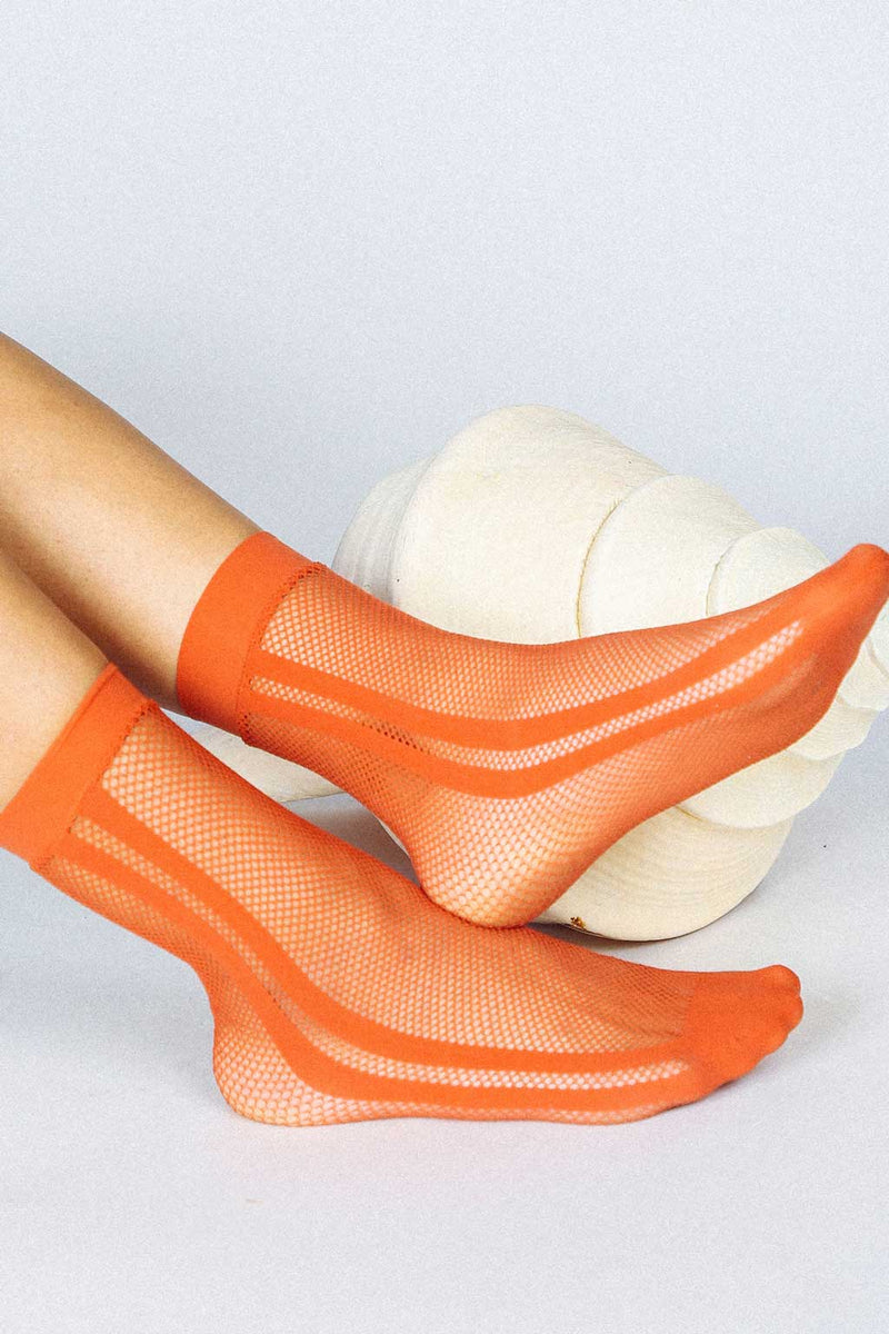 Reseau Fishnet Ankle Sock