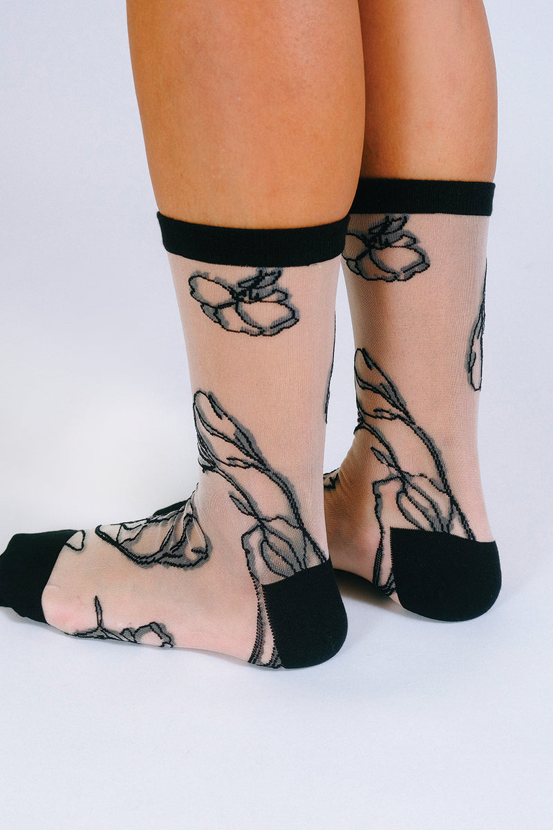 Flower Ankle Sock