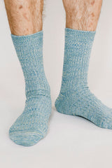 Beta Melange Crew Sock