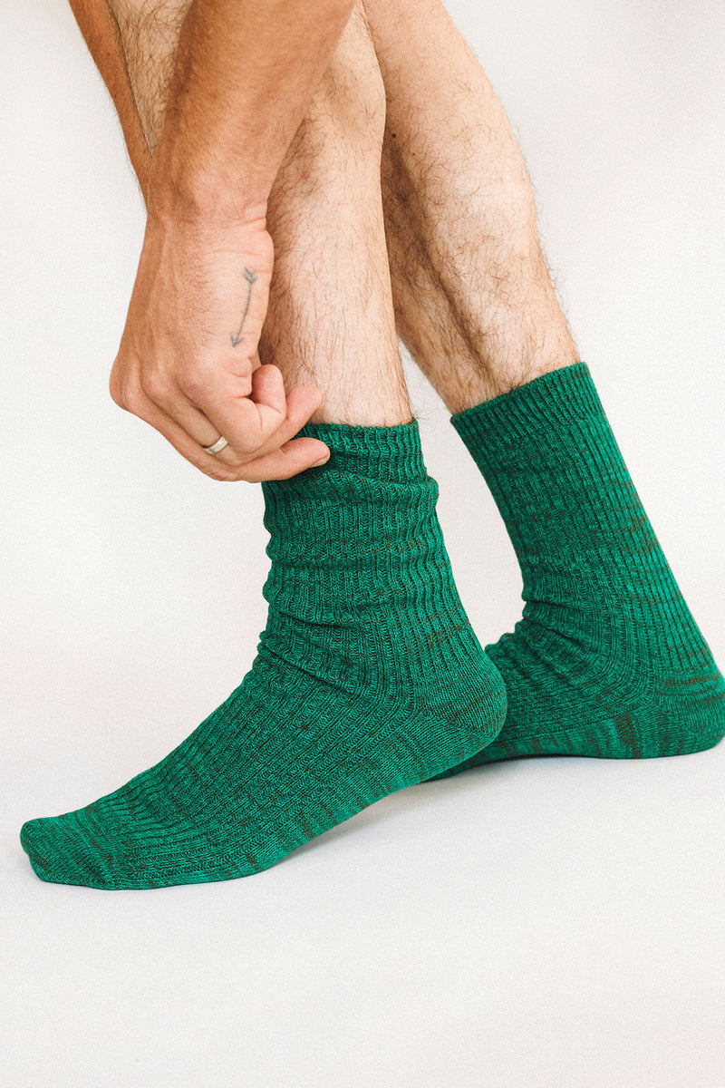 Beta Melange Crew Sock