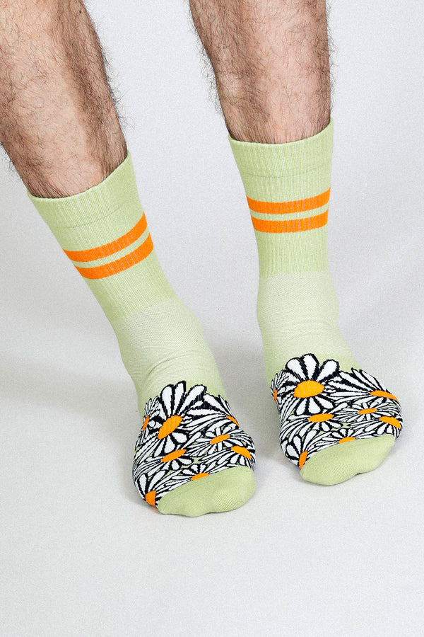 Floral Crew Sock