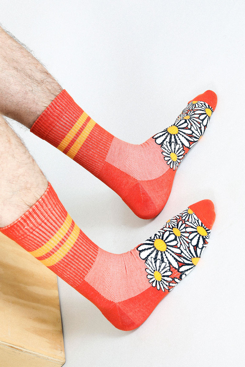 Floral Crew Sock