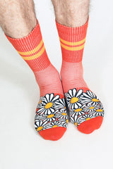 Floral Crew Sock