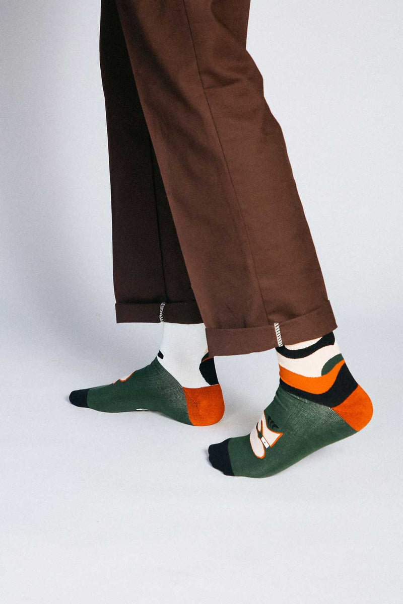 Tailored Union Forest/White Socks