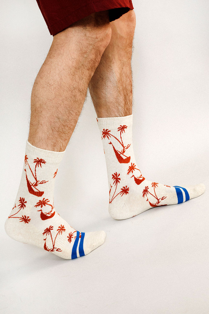 Tomy Palm Tree Crew Sock